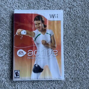 Nintendo Wii Active Personal Trainer Exercise Video Game + Band EA Sports 2009